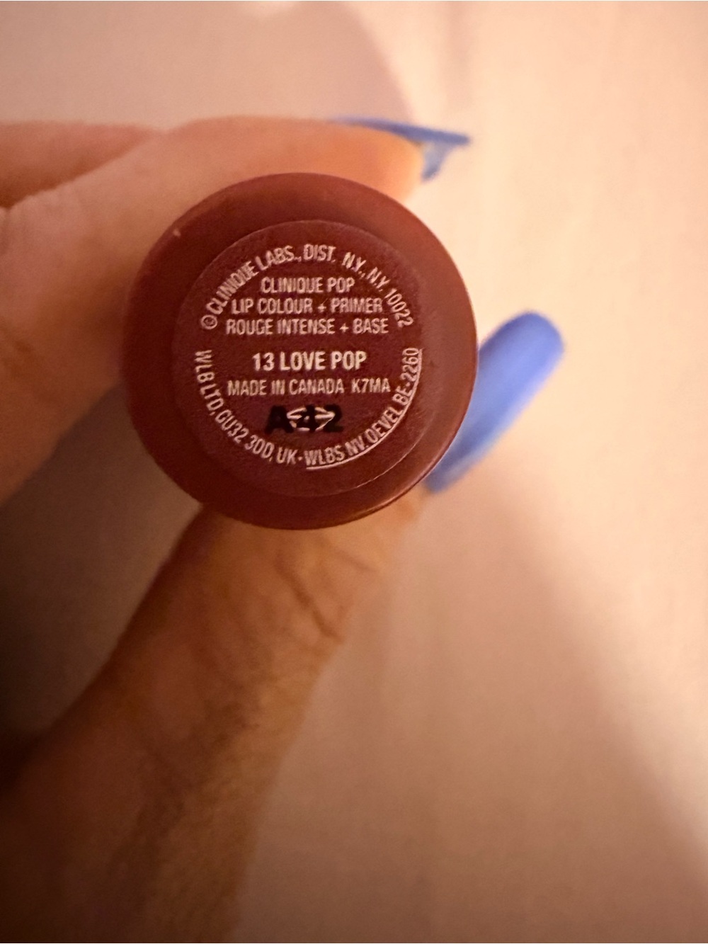 Clinique Matte Crimson Lipstick Tube - Mint & Blue Accents - Picture 4 of 4
